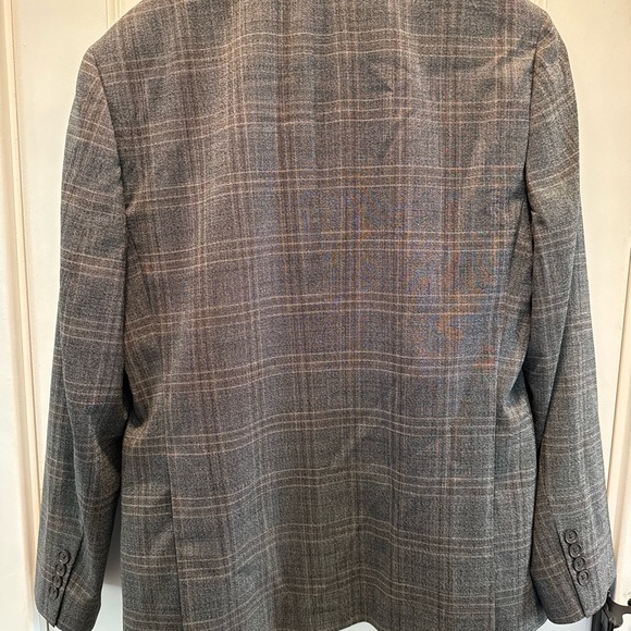 Bonobos Jetsetter Suit Brown Plaid - 38S - Picture 4 of 6